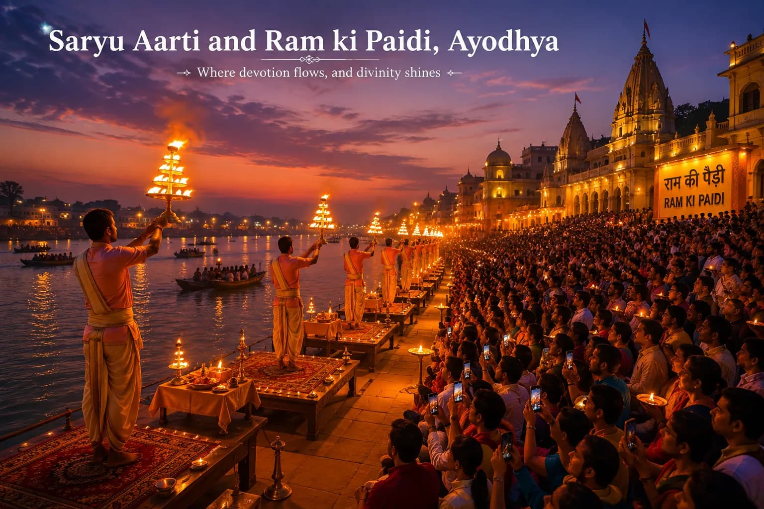Ram ki Paidi (the Saryu aarti)