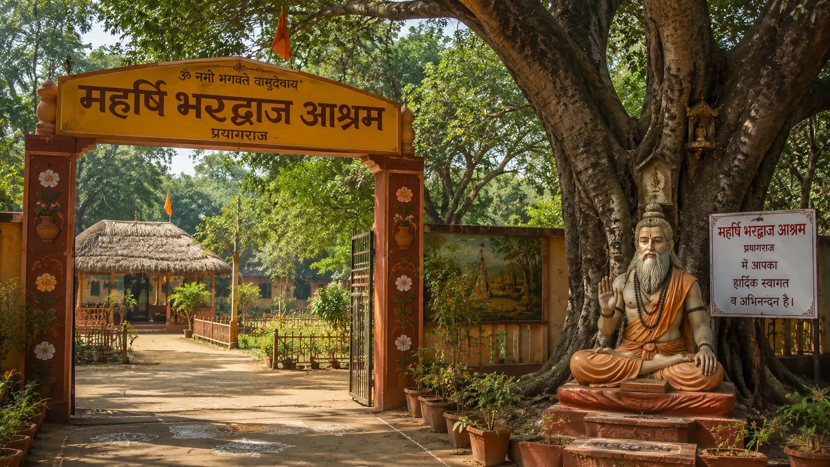 Maharishi Bharadwaj Ashram Prayagraj - The ancient hermitage where Lord Ram rested in exile