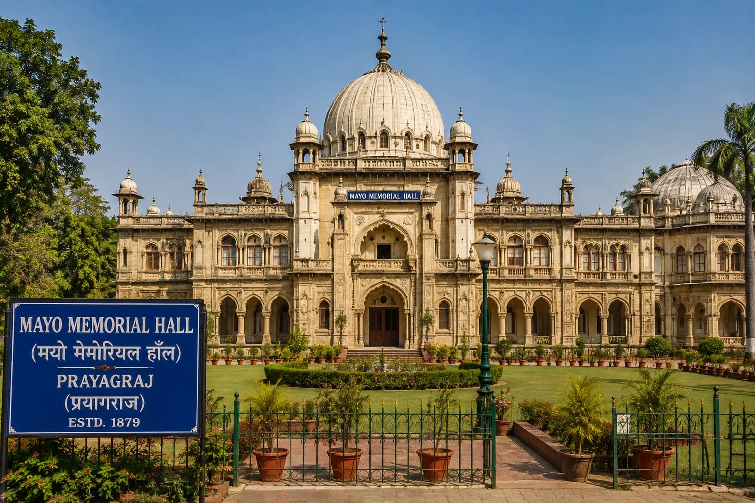 Mayo Memorial Hall Prayagraj - The grand colonial town hall and 180-foot tower