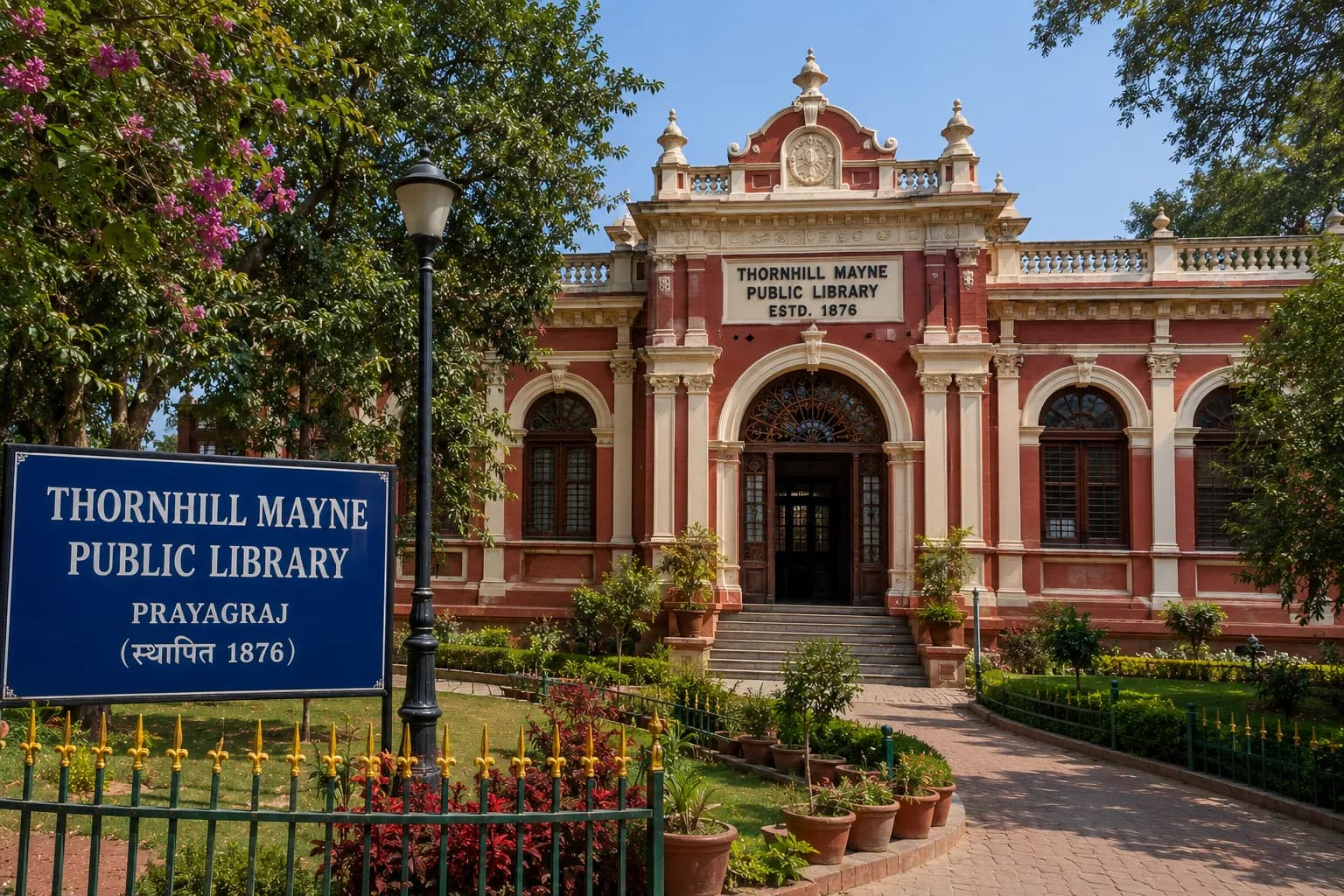Thornhill Mayne Public Library Prayagraj - The Scottish Baronial castle of books in Azad Park